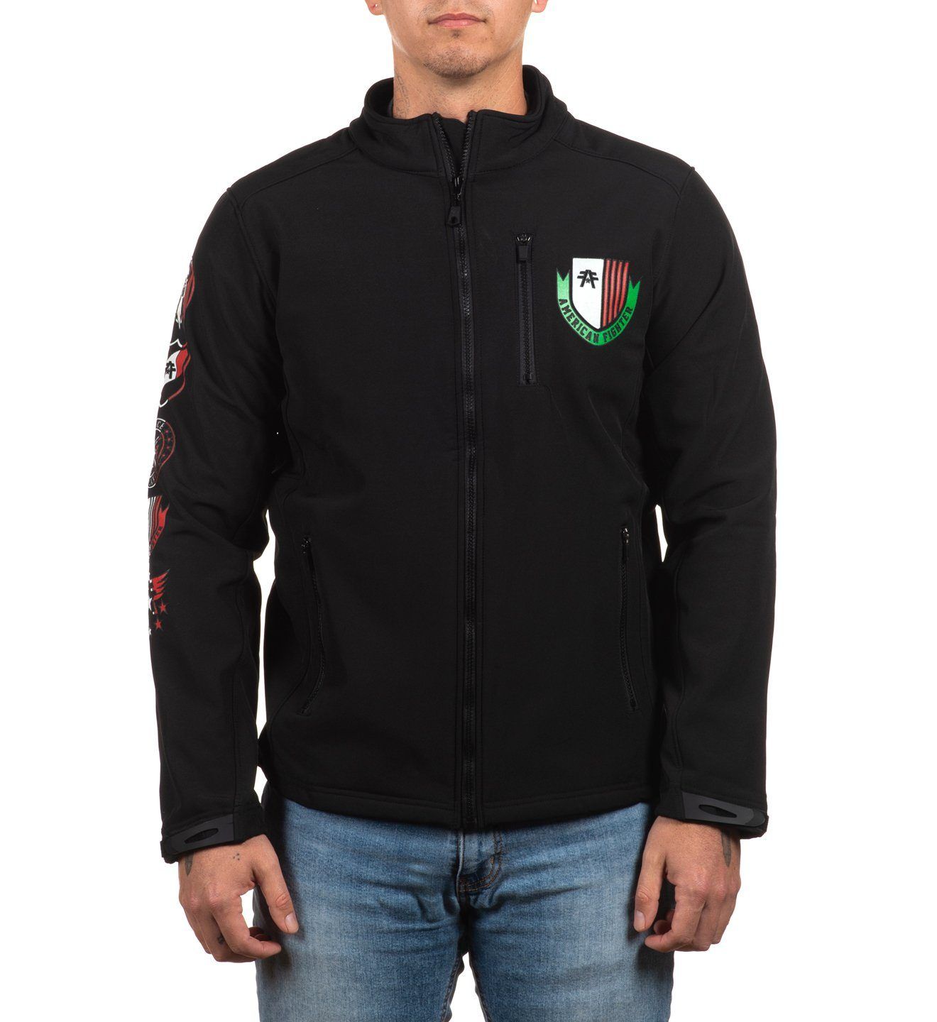 Diego Mock Zip Up - American Fighter